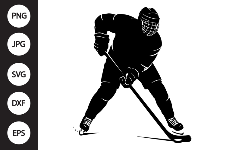 Hockey Player Clipart Image 7