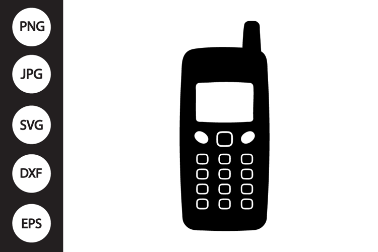 Retro Cellphone SVG