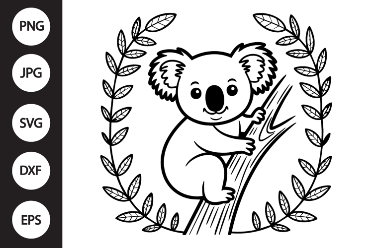Koala Svg Image 21