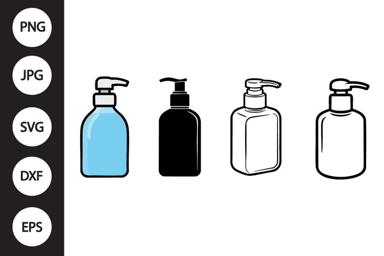 Hand Sanitizer SVG, Hand Sanitizer Clipart