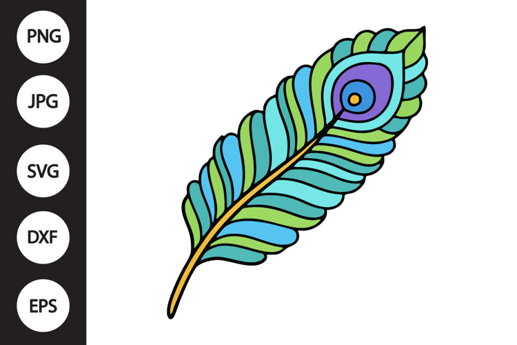 Peacock Feather SVG