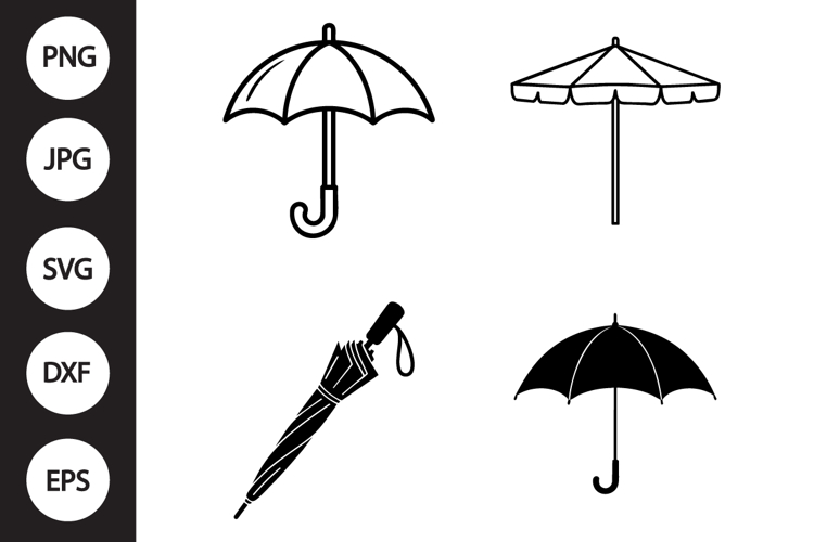 Umbrella SVG, Umbrella Clipart example image 1