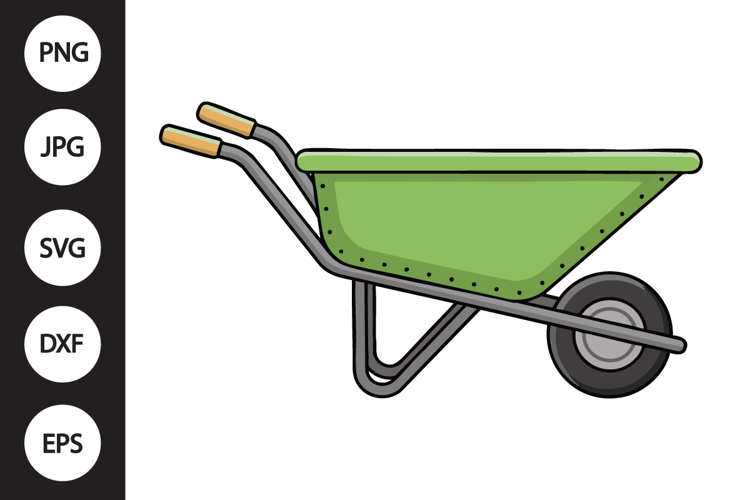 Wheel Barrow SVG