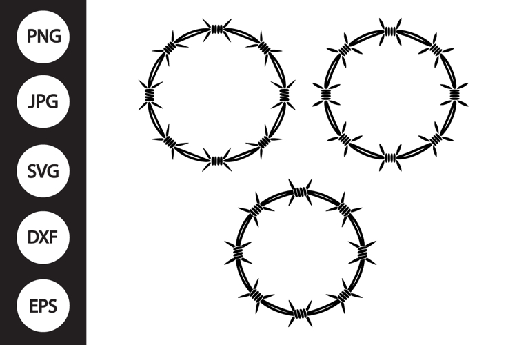 Barbed Wire Silhouette Image 10