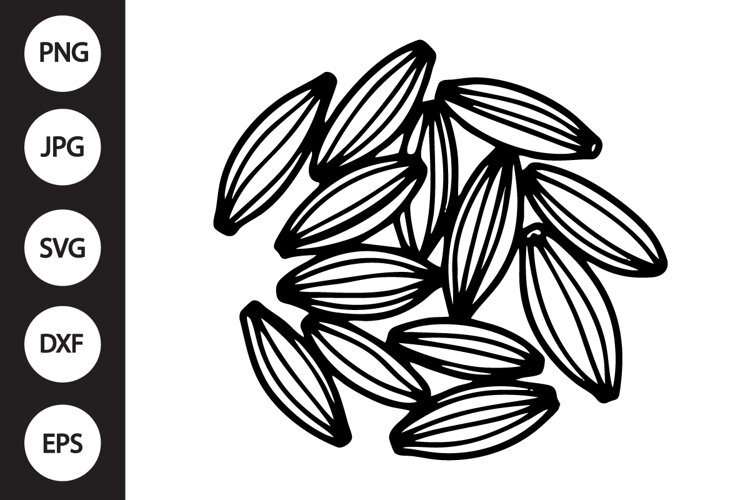 Fennel Seeds SVG example image 1