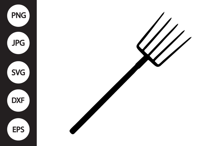 Garden Pitchfork SVG