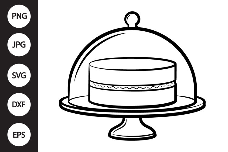 Cake Dome SVG example image 1