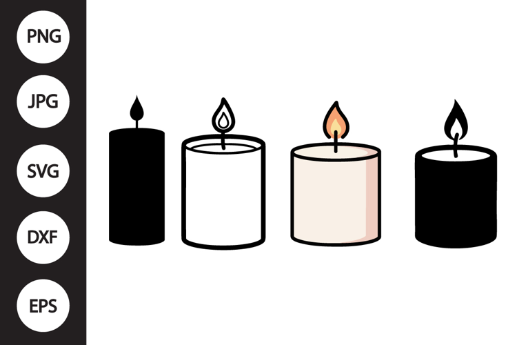 Candle SVG, Candle Clipart
