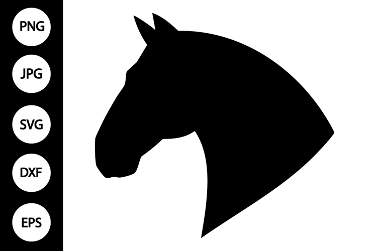 Horse Head Silhouette Image 2
