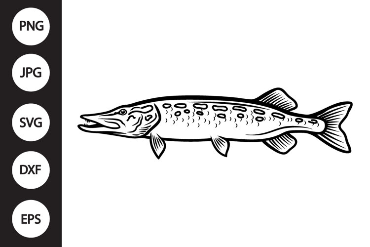 Northern Pike SVG example image 1