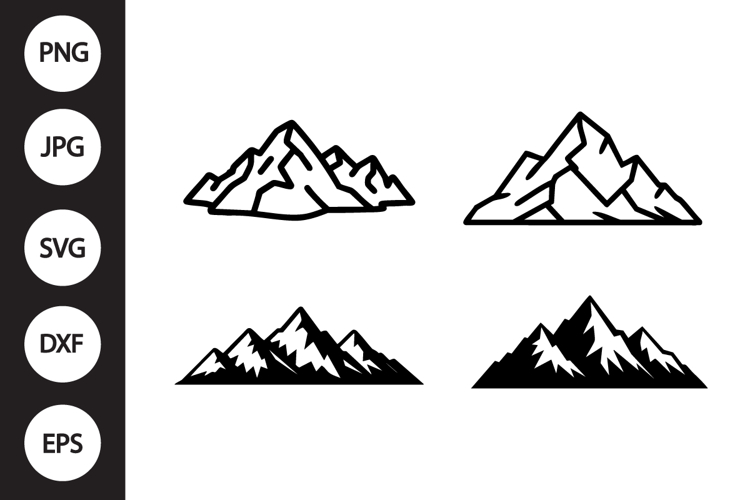 Mountain Silhouette SVGs