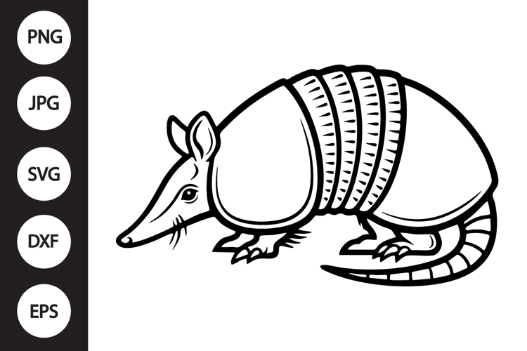 Armadillo Clipart Image 4