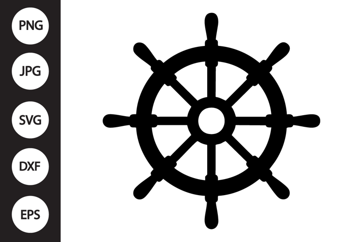  Ship Wheel SVGs Image 6