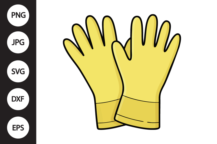 Rubber Gloves SVG