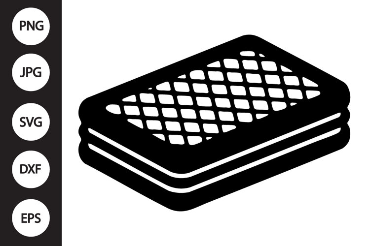 Wafer Biscuit SVG example image 1