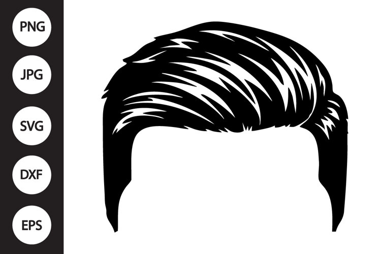 Man Hairstyle SVG example image 1
