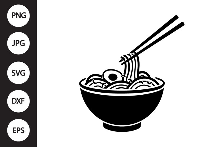 Noodles Bowl SVG example image 1