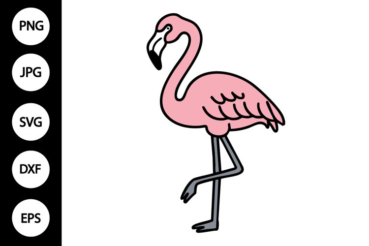 Flamingo Clipart Image 16