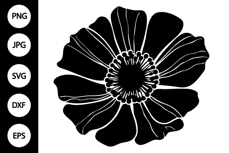Flower Silhouette Image 10