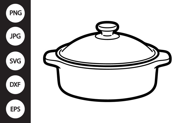 Casserole SVG example image 1
