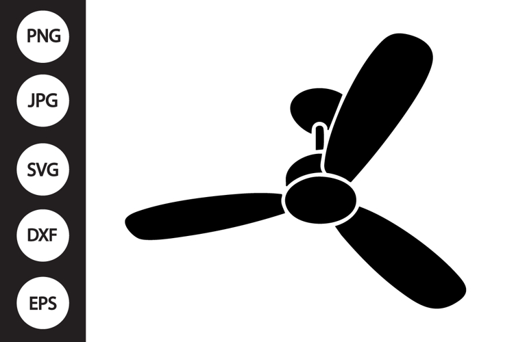 Ceiling Fan SVG