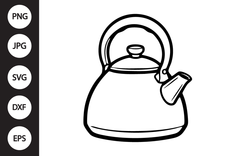 Tea Kettle SVG