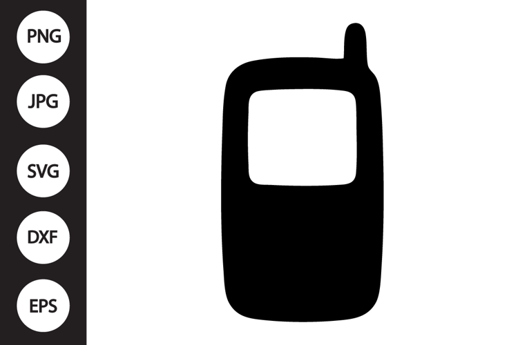 Retro Cellphone SVG