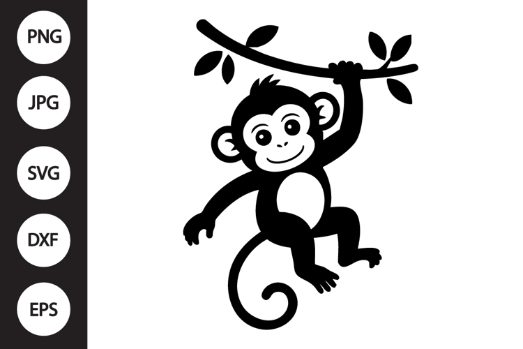 Monkey Svg Image 16