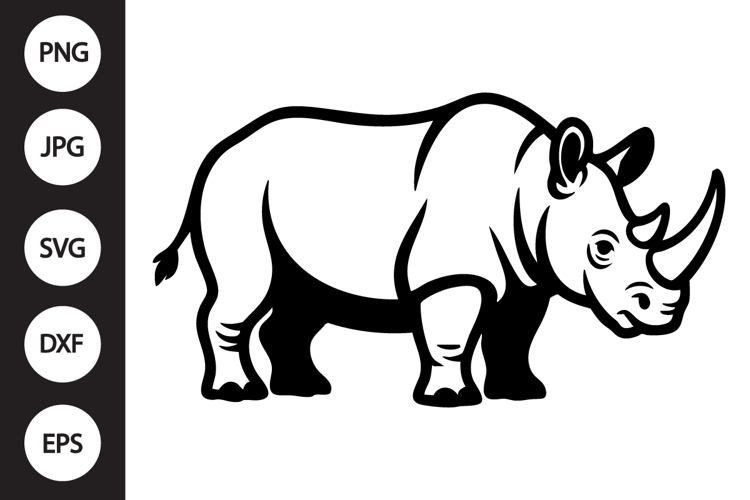 Rhino Silhouette Image 16