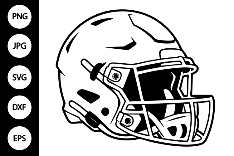 Football Helmet SVG