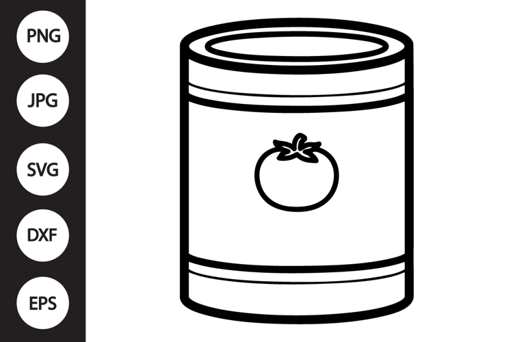 Tomato Soup Can SVG