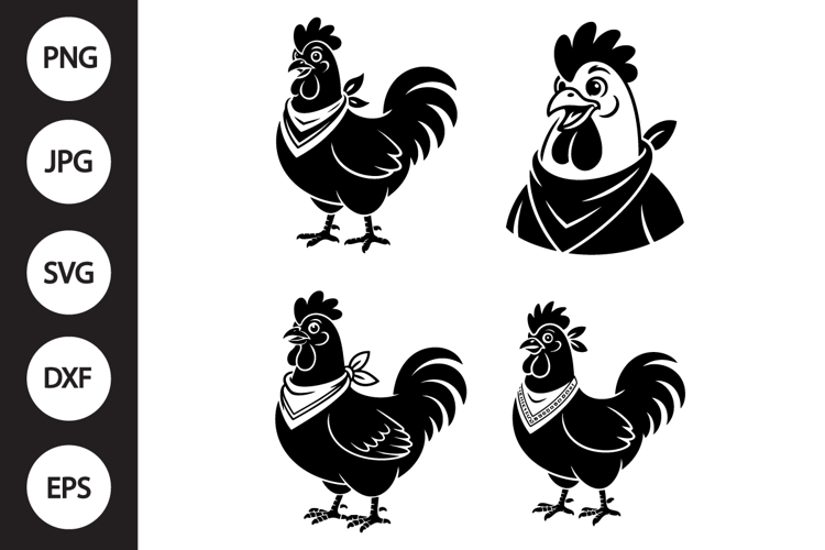 Funny Chicken SVGs Image 2