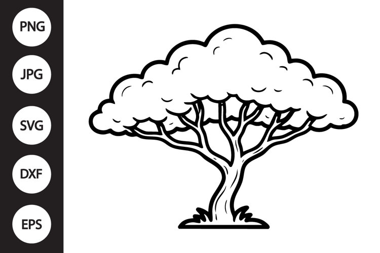 Acacia Tree SVG
