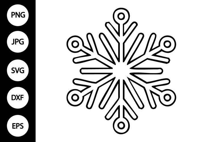 Snowflake SVG example image 1