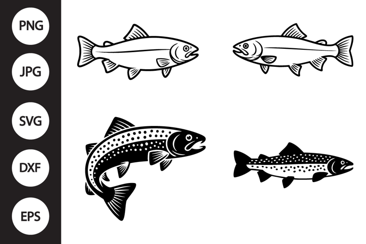 Trout Svg Image 7