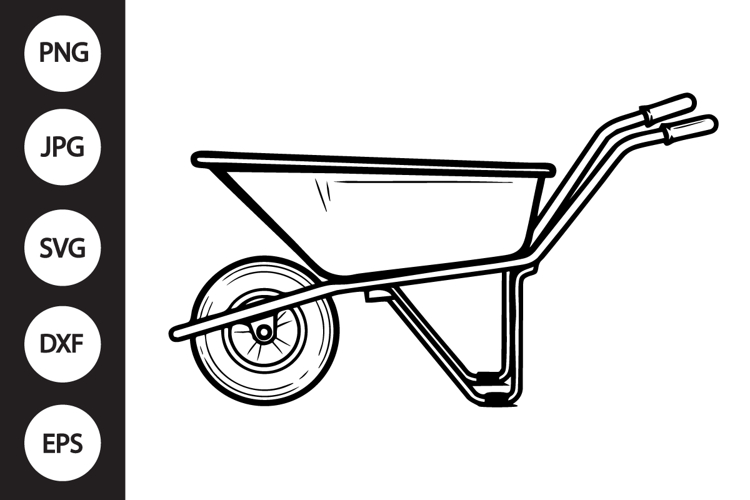 Wheel Barrow SVG