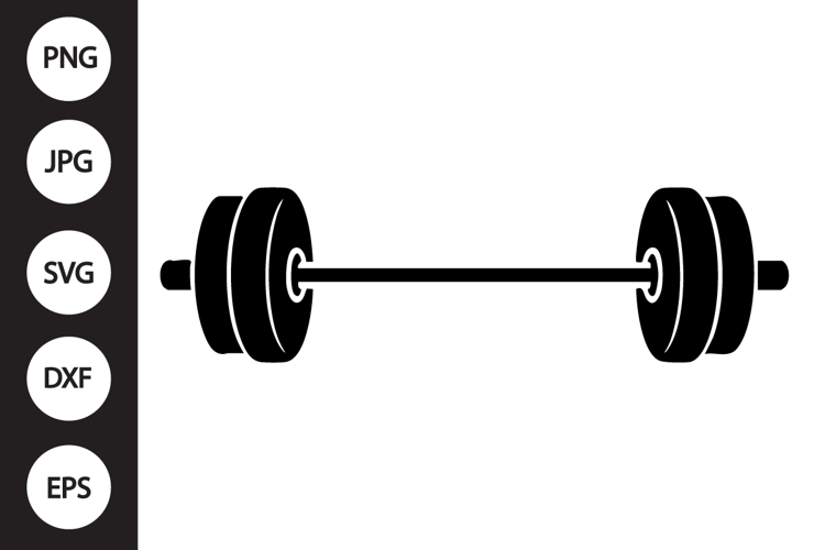 Barbell Silhouette Image 3