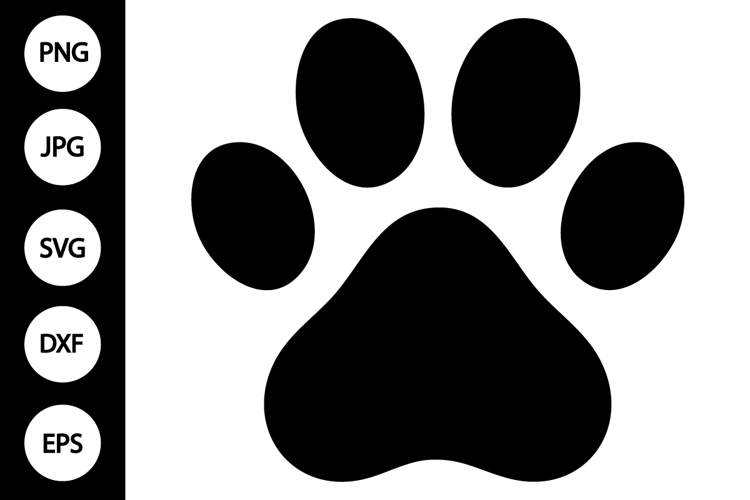 Dog Paw Print SVGs Image 4