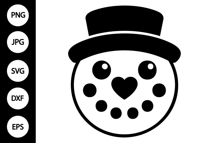 Silhouette Snowman Svg Image 22