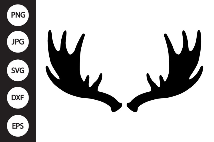 Moose Antlers SVG example image 1