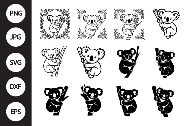 Koala Svg Image 3