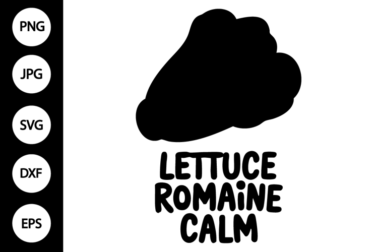 Lettuce Romaine Calm SVG
