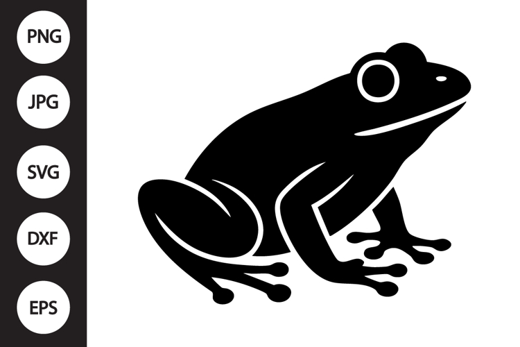 Frog Silhouette SVG