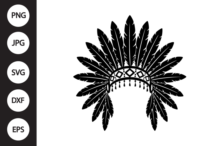 Native American Headdress SVG