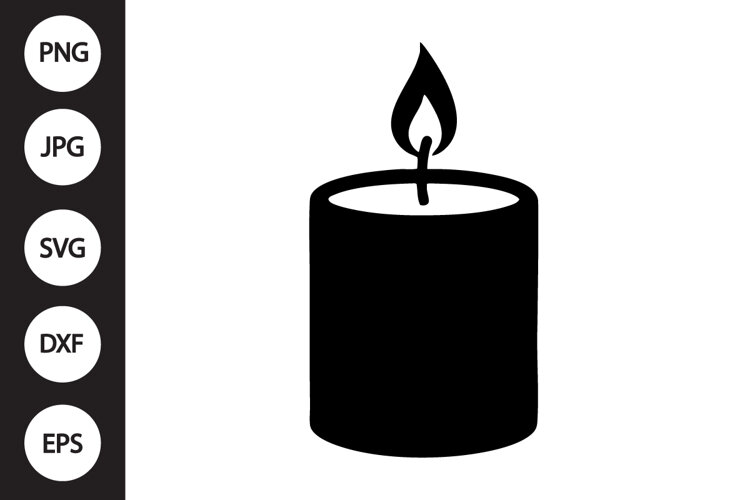 Candle SVG example image 1