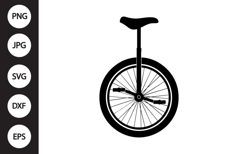 Unicycle SVG example image 1