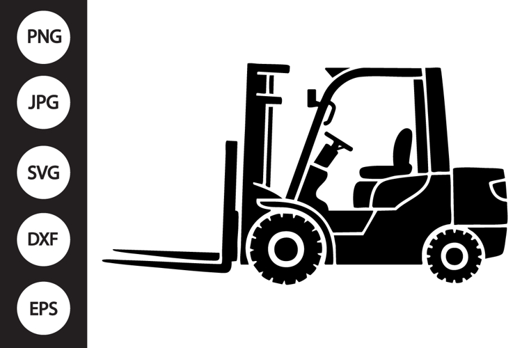 Forklift Clipart Image 4