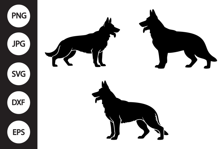 German Shepherd Silhouette