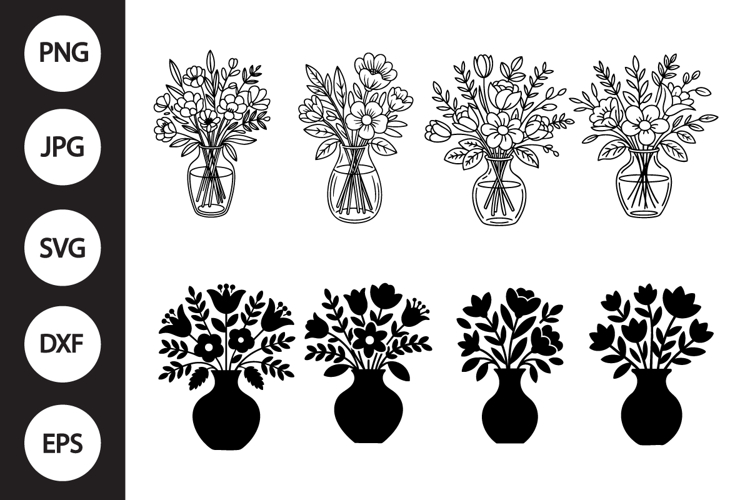 Vase Silhouette Image 6