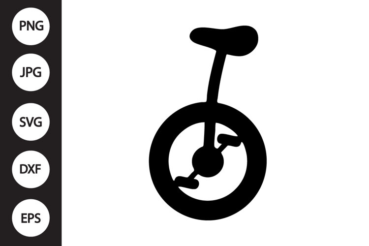 Unicycle SVG example image 1